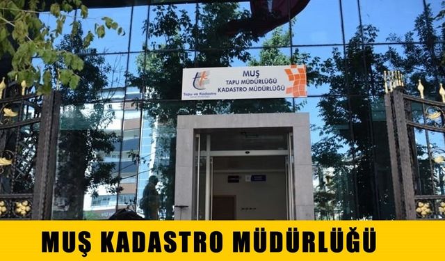 KADASTRO GÜNCELLEME ALANI İLANI