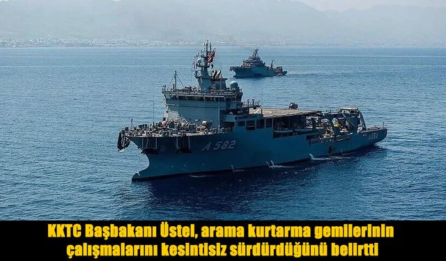 Girne’de batan gemide 14 kişi için arama çalışmaları sürüyor