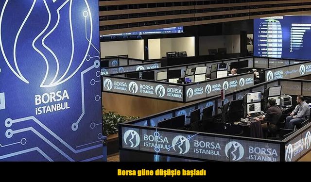 Borsa güne negatif başladı