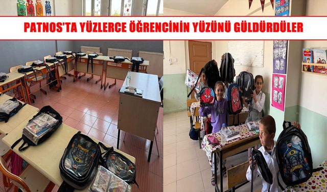 Patnos’ta ihtiyaç sahibi öğrenciler eğitim yılına hediyelerle başladı