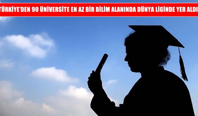 Türkiye’den 90 üniversite dünya alan sıralamasında yer aldı