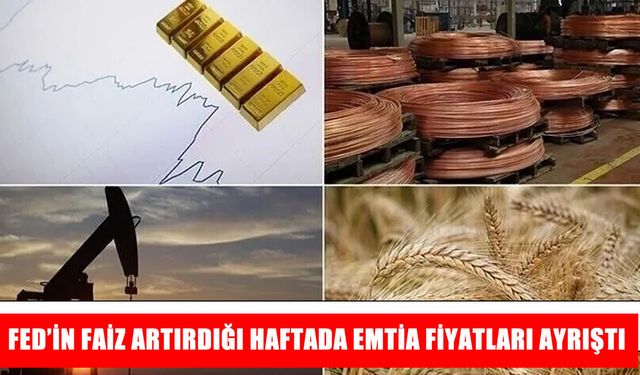 Emtia fiyatlarında Fed etkisi: Piyasalar ayrıştı