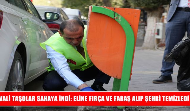 Iğdır’da temizlik seferberliği: Vali Taşolar sahada