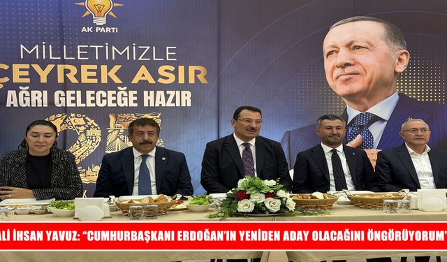 Ali İhsan Yavuz’dan 2028 seçimleri ve Erdoğan’ın adaylığına ilişkin açıklama