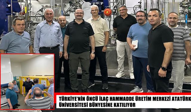 Türkiye’nin ilaç hammaddesi üretim merkezinde yeni dönem