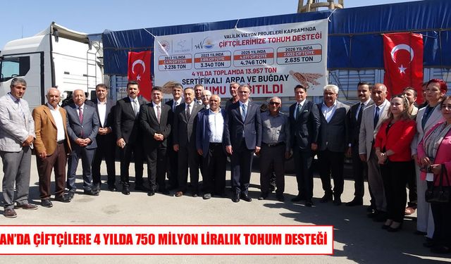 Van’da Tarıma Büyük Destek: Hedef 15 Bin Ton Tohum