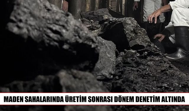 Maden Sahalarında Rehabilitasyon Süreci Yakından Takip Ediliyor