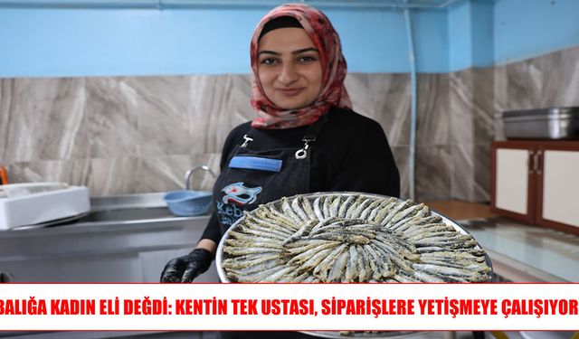 Kentin tek kadın ustası, siparişlere yetişmeye çalışıyor