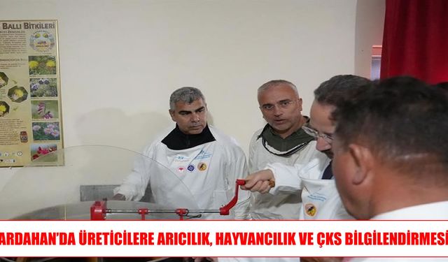 Ardahan’da üreticilere arıcılık ve hayvancılık eğitimi
