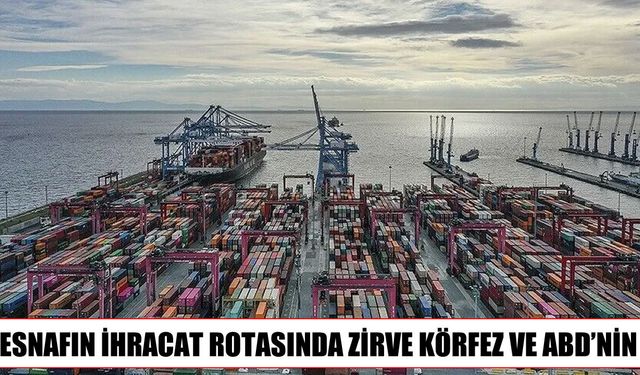 Esnaf ağustosta 42,1 milyon dolarlık ihracat yaptı