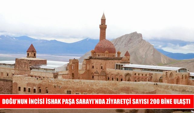 Tarihi İshak Paşa Sarayı’na ziyaretçi akını