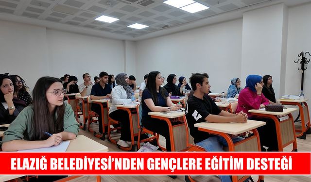 Elazığ Belediyesi’nden gençlere ücretsiz YKS desteği