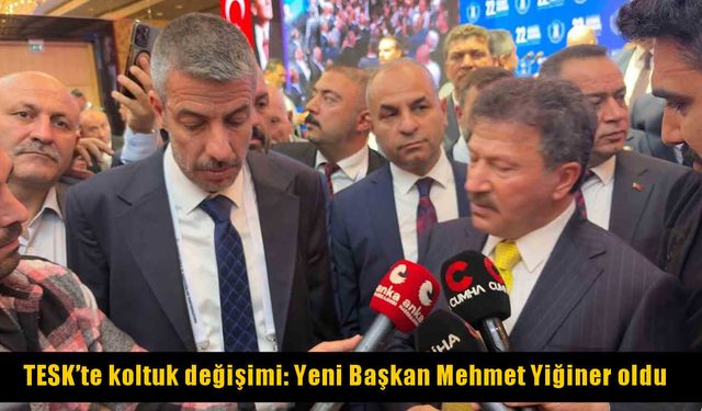 TESK’te koltuk değişimi: Muşlu Mehmet Burhan Aksak yönetimde yer aldı