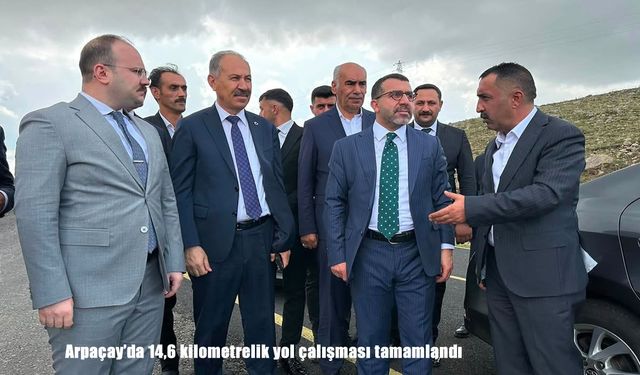 Arpaçay’da 14,6 kilometrelik yol çalışması tamamlandı