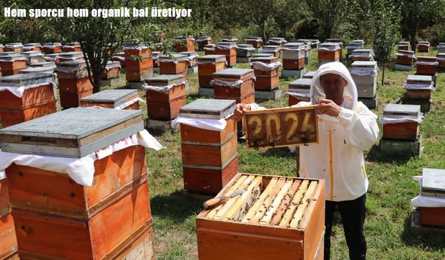 Hem sporcu hem organik bal üretiyor