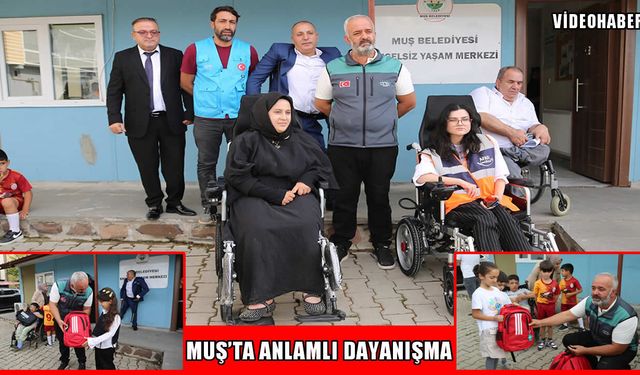 Hak İnsani Yardım Derneği’nden Muş’taki engelli bireylere akülü araç desteği