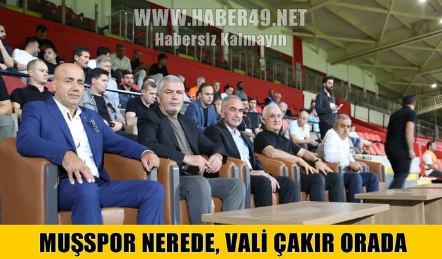 Muş Valisi Çakır, Muşspor’u Batman’da da yalnız bırakmadı