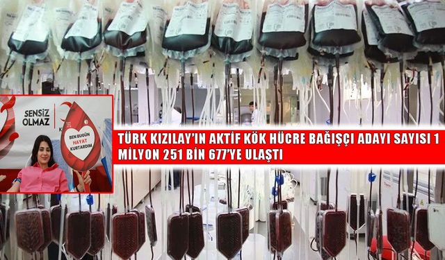 Kök hücre bağışında umut büyüyor: Bağışçı adayı sayısı 1,25 milyonu geçti