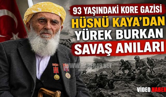 Muş'ta yaşayan son Kore Gazisi, tarihe tanıklık etmeye devam ediyor