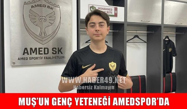 Muşlu genç yetenek Büte, Amedspor’a transfer oldu