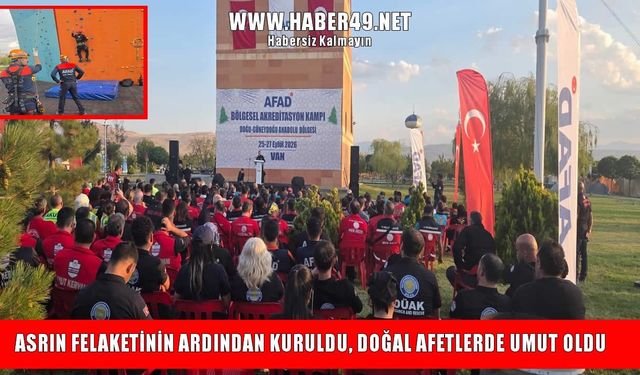DÜAK, bölgedeki arama kurtarma ekipleriyle Van’da buluştu