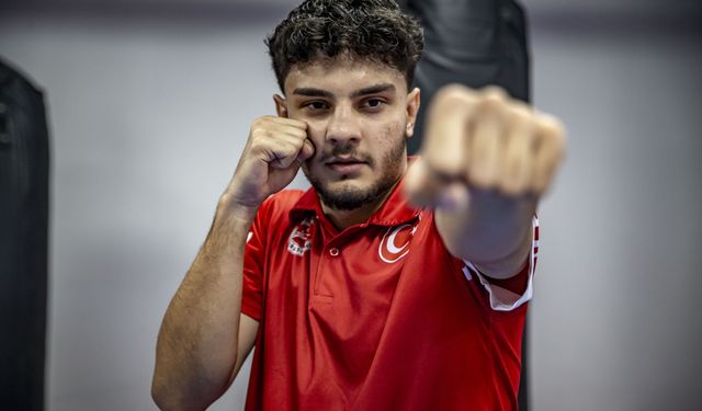 Milli kick boksçu Muhammet Emin Aras, Dünya Kupası hayalini gerçekleştirmeye odaklandı