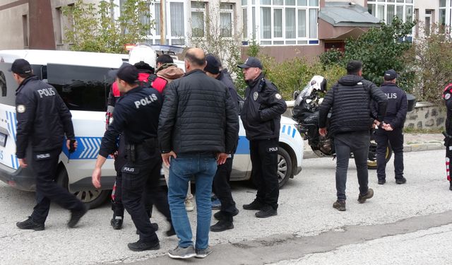 Erzurum'da aile içi kavgada korkulu anlar