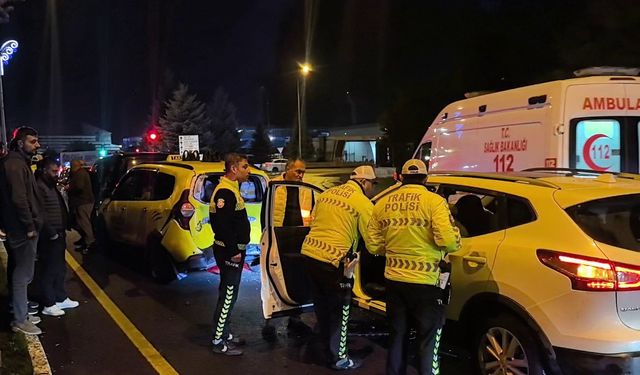 Erzurum'da zincirleme trafik kazası: 1 yaralı