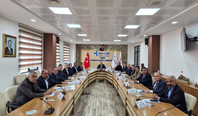 Kars’ta istihdam ve mesleki eğitim gündemi masaya yatırıldı