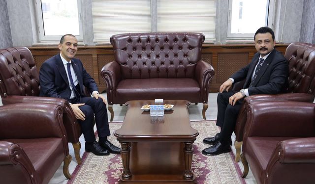 Vali Taşolar’dan Iğdır Cumhuriyet Başsavcısı Onur Yılmaz’a ziyaret