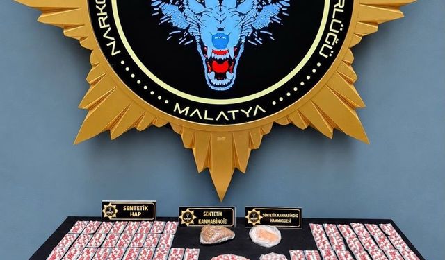 Malatya’da uyuşturucu operasyonu: 9 gözaltı