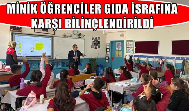 Muş’ta öğrencilere ‘gıda israfı’ eğitimi verildi