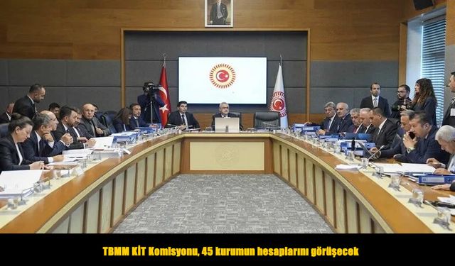 45 kurumun hesapları TBMM KİT Komisyonu’nda görüşülecek