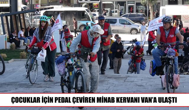 Minab Bisiklet Kervanı Van’a ulaştı