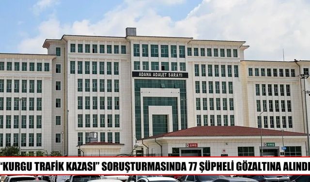 Adana merkezli dolandırıcılık operasyonunda 77 şüpheli yakalandı