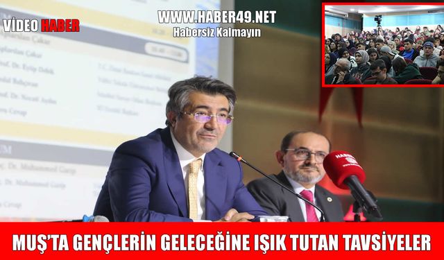 Ziraat Bankası Genel Müdürü Çakar ve YTÜ Rektörü Debik Muşlu gençlerle buluştu