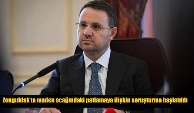 Zonguldak’taki maden patlaması için adli soruşturma başlatıldı