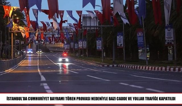 İstanbul’da Sürücüler Dikkat! Bazı Yollar Trafiğe Kapatıldı