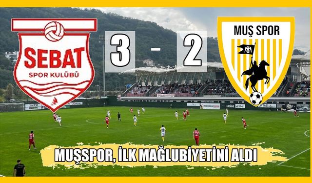 Muşspor’un yenilmezlik serisi sona erdi!