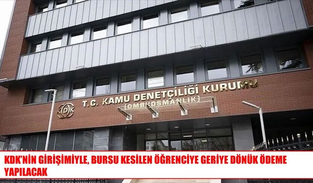 Bursu Kesilen Öğrenciye Müjde: Geriye Dönük Ödeme Yapılacak