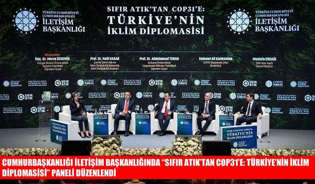 “Sıfır Atık'tan COP31'e” paneli düzenlendi