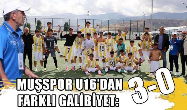 Muşspor evinde farklı kazandı: 3-0