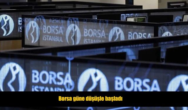 Borsa güne negatif başladı
