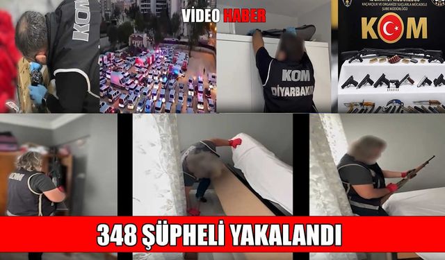 Muş’un da aralarında bulunduğu 58 ilde suç örgütlerine eş zamanlı operasyon