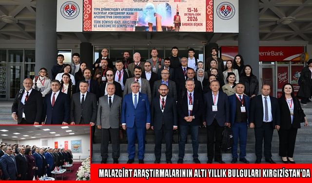 MAUN, Malazgirt araştırmalarını Kırgızistan’da tanıttı