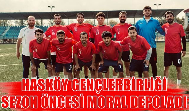 Hasköy Gençlerbirliği hazırlık maçında Karakoçanspor’u 2-0 mağlup etti