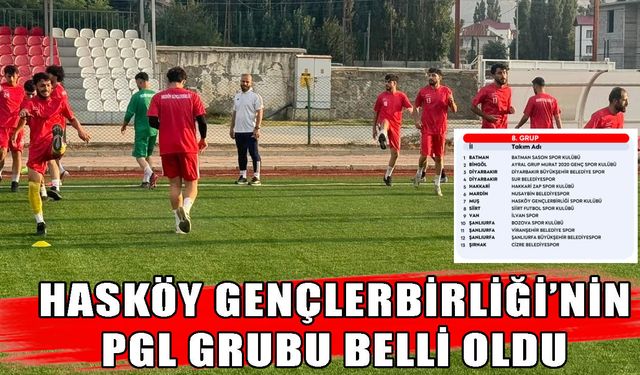 Hasköy Gençlerbirliği’nin PGL’deki rakipleri belli oldu