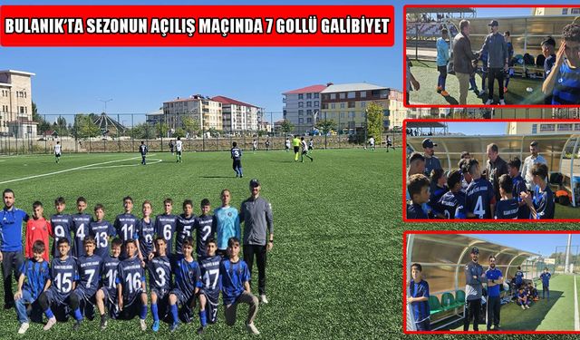 Bulanık’ta sezonun ilk maçında tarihi skor: Sahadan 7-0’lık galibiyetle ayrıldılar!