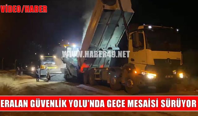 Muş İl Özel İdaresi’nden Eralan Güvenlik Yolu’nda kesintisiz ulaşım mesaisi