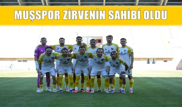 TFF 2. Lig Beyaz Grup’ta liderlik koltuğu Muşspor’un